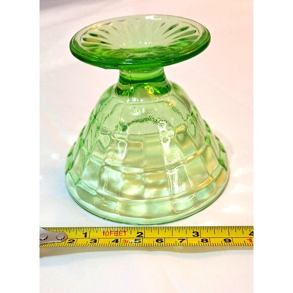 Vintage Hazel-Atlas Colonial Block Sherbet Glasses - Depression Glass - Picture 5 of 6